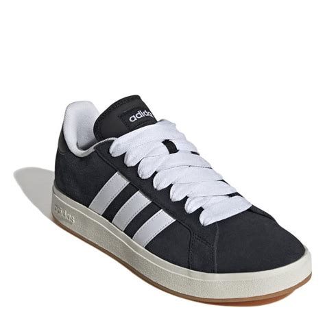 wildleder turnschuhe adidas schwarz|Adidas Grand Court Base 00s core black/cloud white/gum .